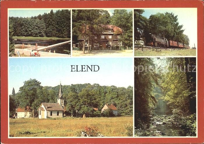 Elend Harz Schwimmbad Gasthaus Eisenbahn Kapelle Waldidyll