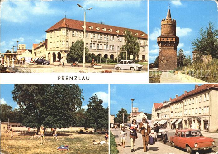 Prenzlau Hotel Uckermark Mitteltorturm Staedt Seebad Strasse der Republik