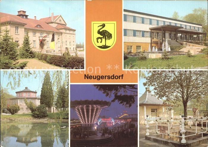 Neugersdorf Sachsen Turnhalle mit Kegelbahn Friedr Jahn Stadion Neue Poliklinik