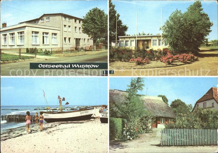 Wustrow Ostseebad FDGB Erholungsheim Am Strand mit Urlauberdorf