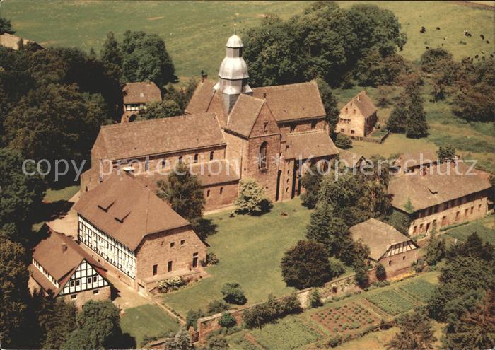 Amelungsborn Fliegeraufnahme Ev luth Kloster Amelungsborn