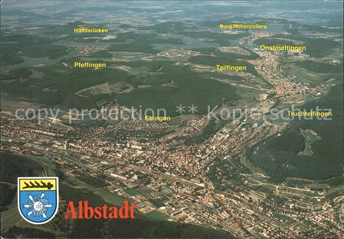 Albstadt Wuerttemberg Fliegeraufnahme