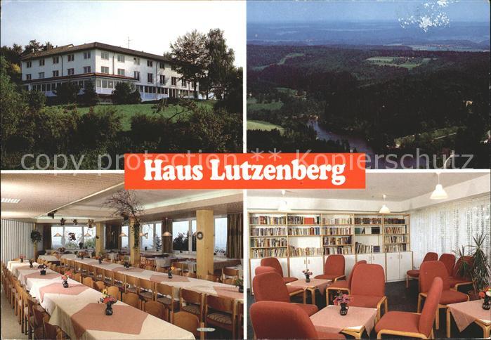 Lutzenberg Althuette Haus Lutzenberg Speisesaal B?cherei Panorama