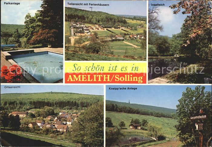 Amelith Parkanlage Teilansicht Ferienh?user Inslteich Ortsblick Kneippsche Anlag