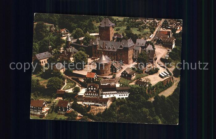 Burg Wupper Schloss Burg Fliegeraufnahme