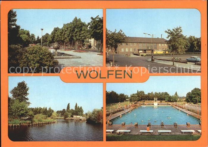 Wolfen Bitterfeld Leipziger Str Bahnhof Gondelteich Schwimmbad