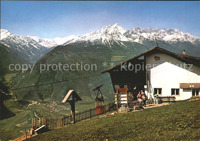 St Martin Kofel Bergstation der Seilbahn Latsch