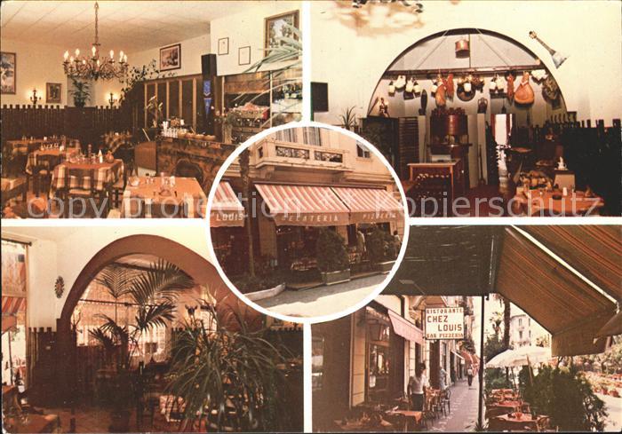 Bordighera Ristorante Pizzeria Chez Louis Gastraeume Strassencafe