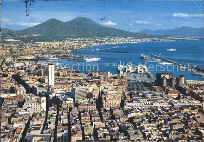 Napoli Neapel Panorama da San Martino Fliegeraufnahme