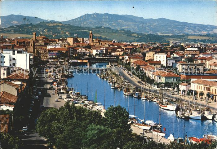 Rimini Porto Canale e Monte Titano