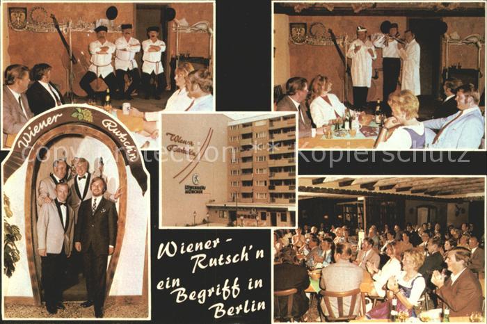 BERLIN  CITY Wiener Rutschn ein Begriff in Berlin Teilansichten