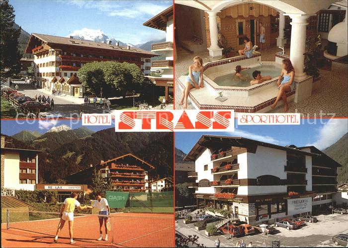 Mayrhofen Zillertal Hotel Sporthotel Strass Wellnessbereich Tennisplatz
