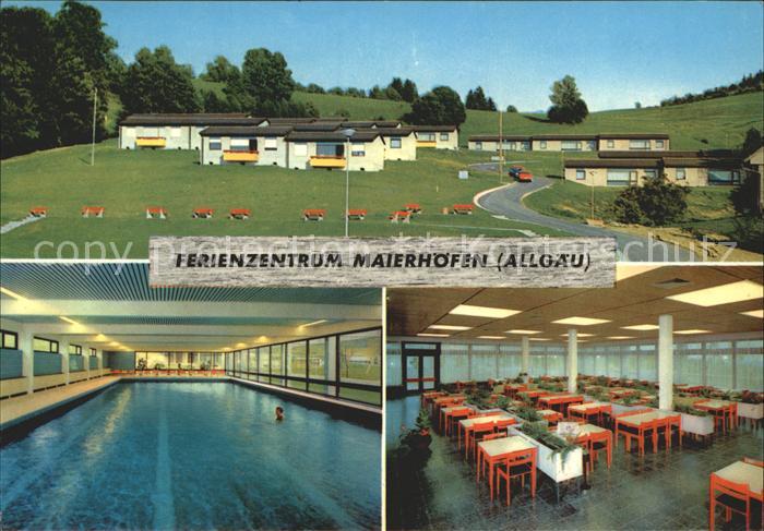 Maierhoefen Allgaeu Ferienzentrum Hallenbad Speisesaal