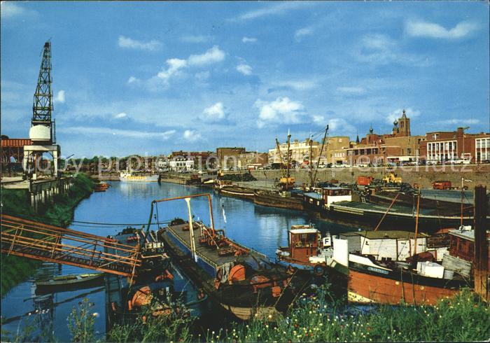 Venlo Hafenpartie Frachter