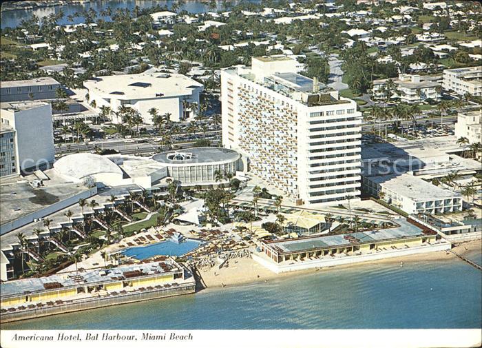Miami Beach Fliegeraufnahme American Hotel Bal Harbour