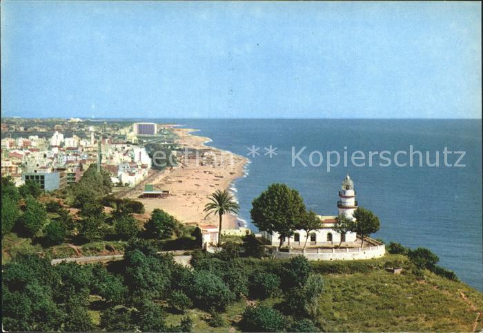 Calella Leuchtturm Strand