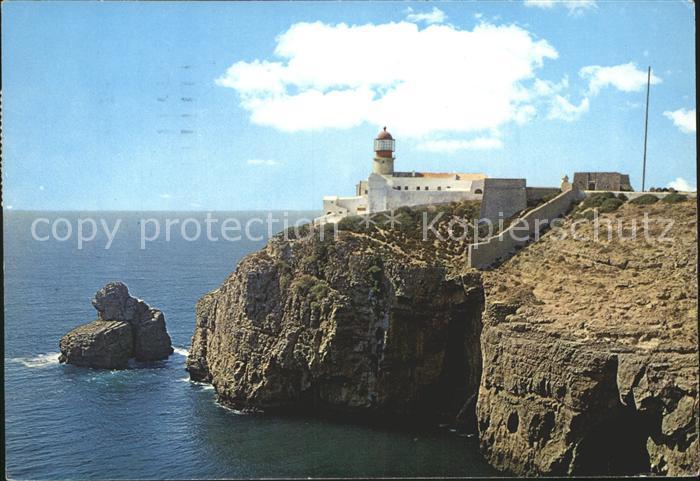 Sagres Algarve Leuchtturm Steilkueste