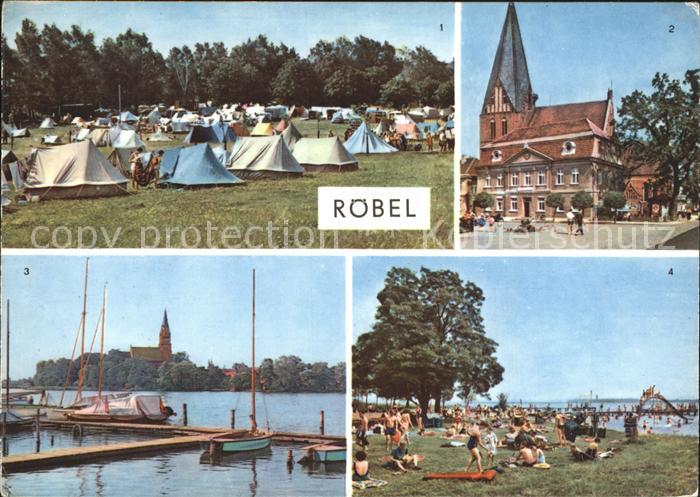 Roebel Mueritz Camping Rathaus Robel Strand
