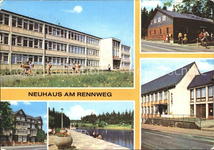 Neuhaus Rennweg Neuhaus Schule Erholungsheim Schwimmbad Post