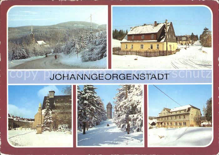 Johanngeorgenstadt Blatensky Postmeilensaeule Auersberg Steinbach