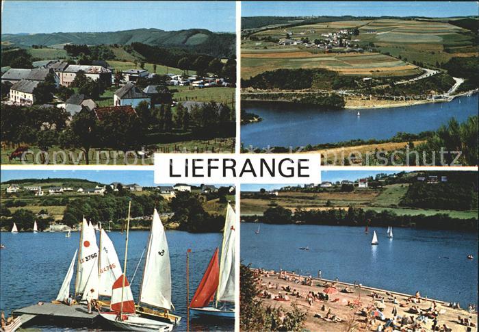 LUXEMBOURG  Luxemburg Liefrange Strand Segelboote