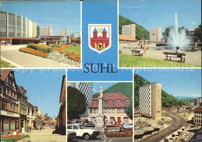 Suhl Thueringer Wald Wattenmuseum Steinweg Stadthalle