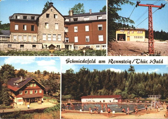 Schmiedefeld Rennsteig Seilbahn Schwimmbad Eisenberg Erholungshaus Stutenhaus Fi