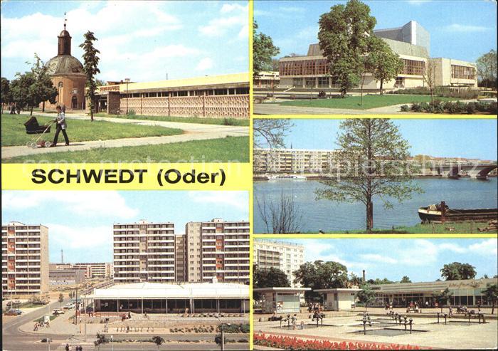 Schwedt Platz der Befreiung Kulturhaus Kaufhalle