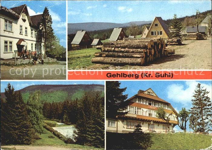 Gehlberg Erholungsheime Frieden und Daheim Schmuecke Waldbad