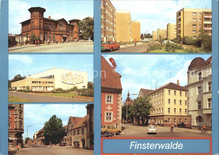 Finsterwalde Bahnhof Sporthalle Ernst Thaelmann Strasse Restaurant Saengerstadt