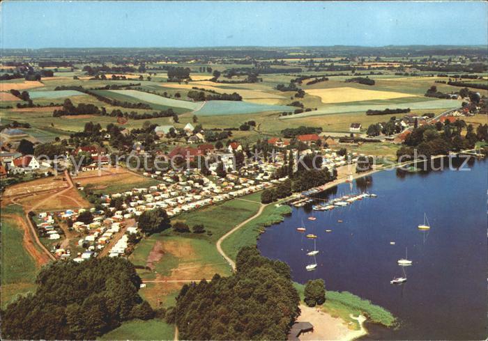 Dersau Camping am Grossen Ploener See Fliegeraufnahme