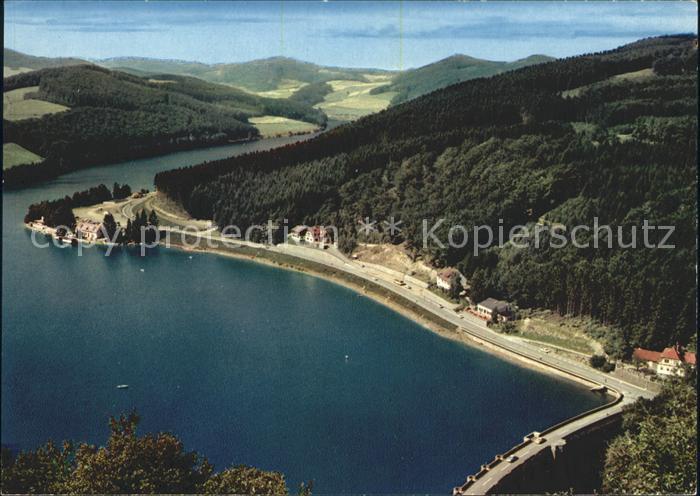 Diemelsee Fliegeraufnahme Naturpark