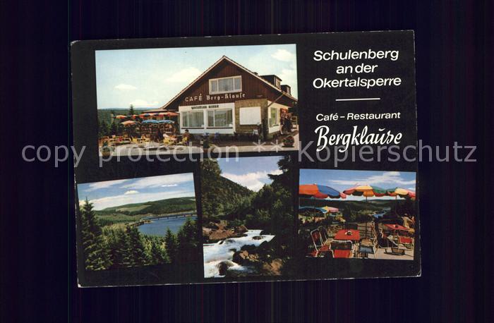 Schulenberg Oberharz Okertalsperre Cafe Restaurant Bergklause