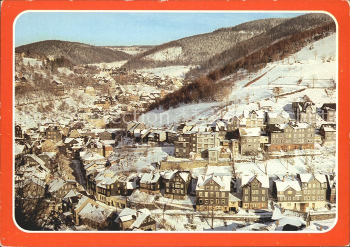 Lauscha Fliegeraufnahme im Winter