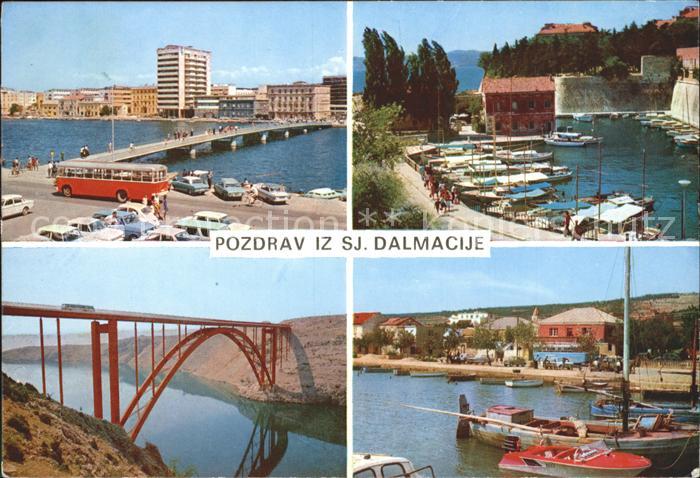 Dalmatien  Hafen Bruecke
