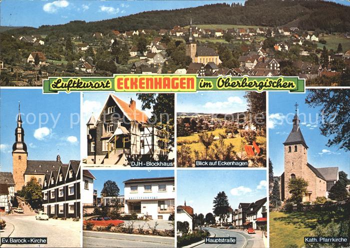 Eckenhagen DJH Blockhaus Hauptstrasse Kirchen