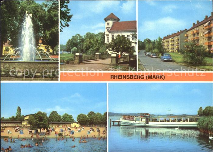 Rheinsberg Strassenpartie Strand