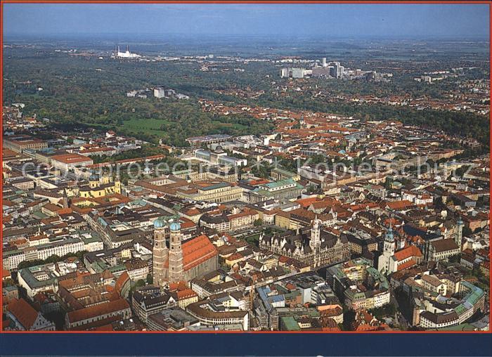 Muenchen Bayern Fliegeraufnahme