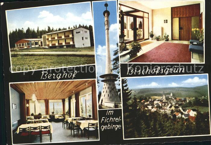Bischofsgruen Berghof im Fichtelgebirge Funkturm