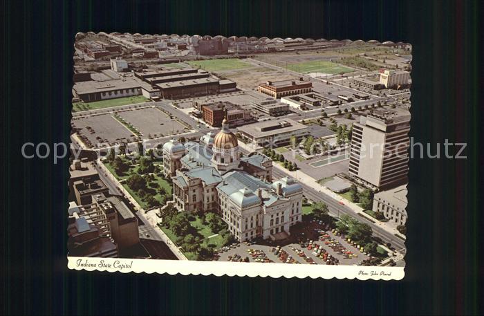 Washington Island Indiana State Capitol Fliegeraufnahme