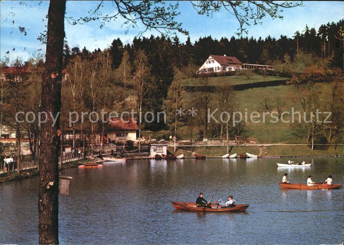 Murrhardt Rems-Murr-Kreis BW Restaurant Erdbeer ueber Waldsee