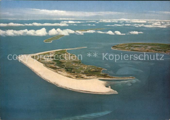 Amrum Fliegeraufnahme mit Insel Foehr und Sylt