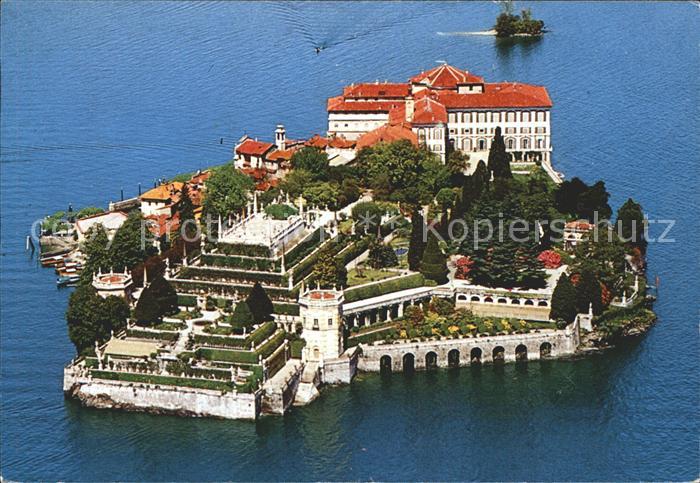 Isola Bella Lago Maggiore Fliegeraufnahme