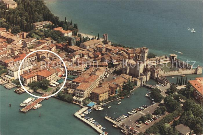 Sirmione Lago di Garda Fliegeraufnahme Hotel Eden