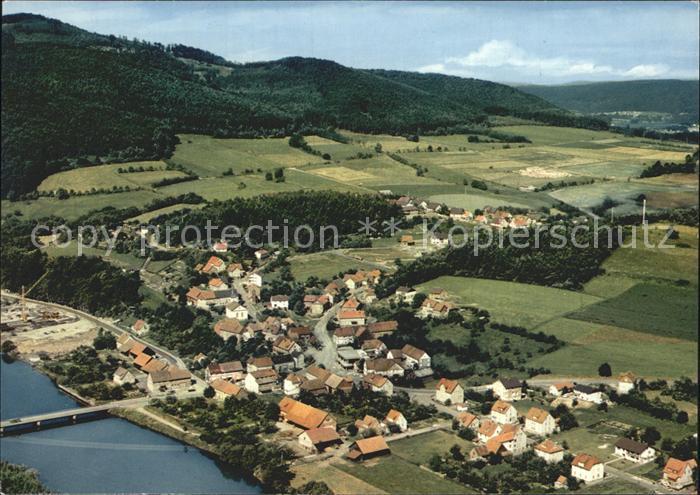 Edertal Fliegeraufnahme Hemfurth Edersee