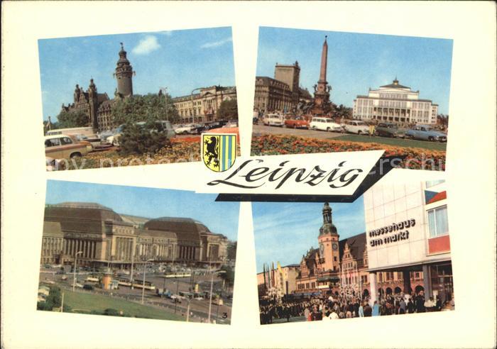 LEIPZIG Sachsen Rathaeuser Hauptbahnhof