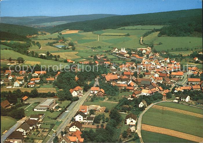 Rengshausen Hessen Fliegeraufnahme Knuellwald