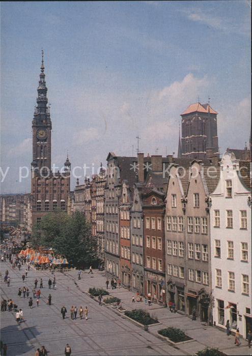 Gdansk Alte Stadthaeuser