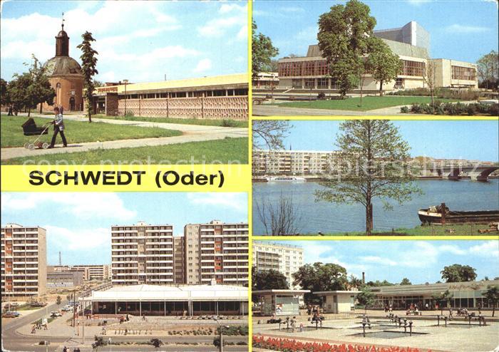 Schwedt Franzoesische Kirche Friedrich-Engels-Strasse Kulturhaus