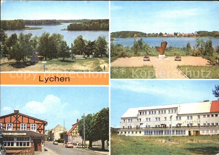 Lychen Grosser Lychensee Nesselpfuhlsee Stadtmauer